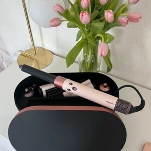 Dyson air wrap ceramic pink and rose gold